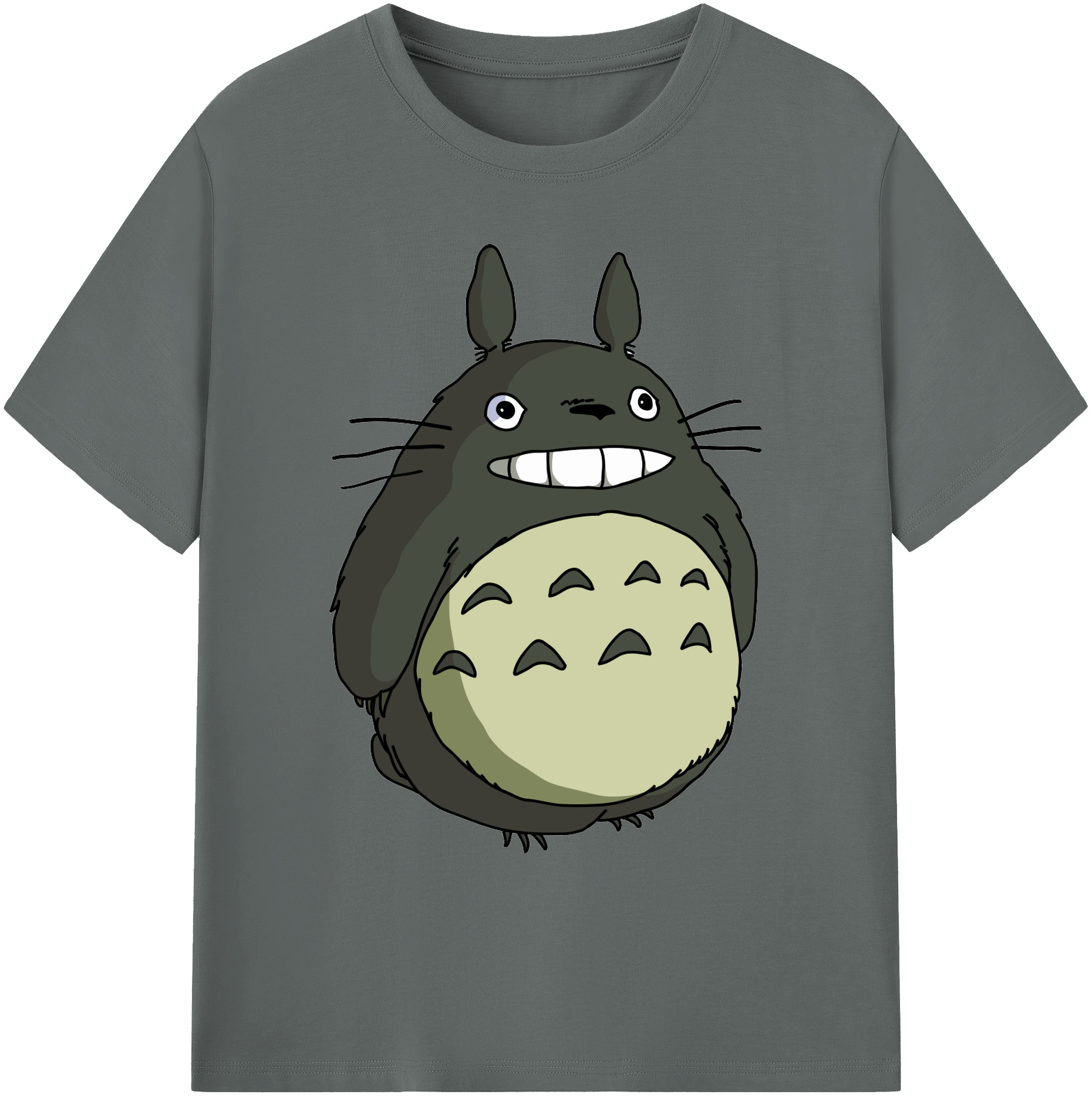 （画像用） となりのトトロ 草壁メイ 草壁サツキ My Neighbor Totoro Satsuki Kusakabe Mei Kusakabe 綿100％ メンズ半袖Tシャツ｜肌触りやわらか＆通気性